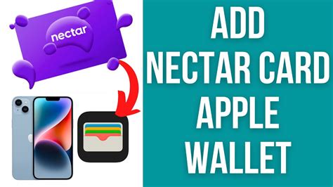 apple wallet nectar cards.